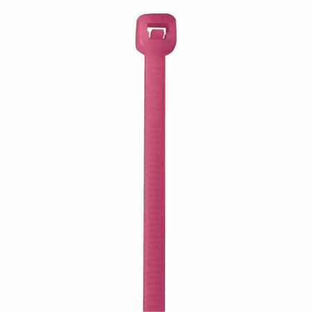 SWIVEL 18 in. No.of 50 Fluorescent Pink Cable Ties SW2822738